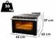 Macte Ovens Nettuno ADVANCED Black - Electric Pizza Oven -  2975 W