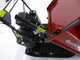 GeoTech Pro tracked power barrow GeoPorter 330E, extendable side panels, 300 kg loading capacity