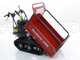 GeoTech Pro tracked power barrow GeoPorter 330E, extendable side panels, 300 kg loading capacity