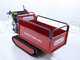 GeoTech Pro tracked power barrow GeoPorter 530E Hydro, hydraulic tipping, 500 kg capacity