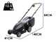 ALPINA AL1 38 E - Electric Lawn Mower - 1400W - 38 cm Cutting Width