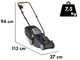 Alpina BL 320 E - Electric Lawn Mower - 1000W - 32 cm Cutting Width
