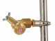 Pair of stainless steel spray booms with 5+5 brass conical nozzles