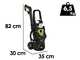 Ribimex RX3 - Cold Water Pressure Washer - 145 Bar Max - 480 L/h Flow Rate