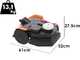 Worx Landroid Vision Cloud  WR312E - Robot Lawn Mower - Without Installation