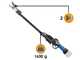 VESCO X37AF - Battery-powered Electric Shears on Pole - 90 cm - WITHOUT BATTERIES OR BATTERY CHARGER