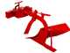 MD-05 Single Furrow Plough with Adjustable Two-bolt Attachment and Tool Bar - For 6-10HP Two-wheel Tractors