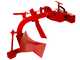 MD-05 Single Furrow Plough with Adjustable Two-bolt Attachment and Tool Bar - For 6-10HP Two-wheel Tractors