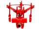 ETR-5 Adjustable 5-tine Cultivator with Adjustable Quick-release Coupling and Tool Bar - For 6-10HP Two-wheel Tractors
