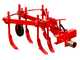 ETR-5 Adjustable 5-tine Cultivator with Adjustable Quick-release Coupling and Tool Bar - For 6-10HP Two-wheel Tractors