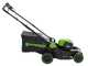 Greenworks GD48LM41II - Battery-powered Lawn Mower - 48V/4Ah - 41 cm Cutting Width
