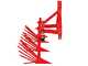 SC-T3 - Adjustable 3-tine Potato Digger - 150 cm frame - For Tractors with Three-point Hitch