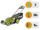 RYOBI RY18LMXSP51A-0 - 2x18V/5Ah Battery-powered Lawn Mower - 51 cm Cutting Width