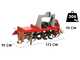 GeoTech Pro HRT-150 - Medium Series Tractor-mounted Rotary Tiller - Fixed Hitch