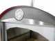 AgriEuro Premium Line Minimus 50 Mini EXT - Outdoor Wood-fired Steel Oven - Red Roof