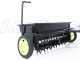 Plug aerator - fertilizer spreader - trailed seeder for ride on mower