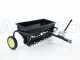 Plug aerator - fertilizer spreader - trailed seeder for ride on mower