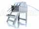 Enotecnica Pillan 3B INOX - Three-spout Manual Filling Machine with Stainless Steel Spouts, Tank and Frame