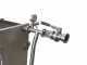 Top Line FC44 - Heavy-duty Wine Filter with 40 Filter Sheets 40x40 - Stainless Steel Frame and Pump