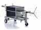 Top Line FC44 - Heavy-duty Wine Filter with 40 Filter Sheets 40x40 - Stainless Steel Frame and Pump