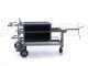 Top Line FC44 - Heavy-duty Wine Filter with 40 Filter Sheets 40x40 - Stainless Steel Frame and Pump