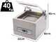Euro 3500 Inox Chamber Vacuum Sealer - 35 cm Sealing Bar