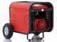 GeoTech GGSA3000ES - 2.7 kW Wheeled Power Generator with AVR and Electric Start - DC 2.5 kW Single-phase