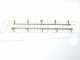 Pair of stainless steel spray booms with 5+5 brass conical nozzles with STAINLESS STEEL supports