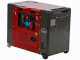 GeoTech Pro DGP8000SE-3 - 6 kW Wheeled Silenced Diesel Power Generator with AVR - DC 5.5 kW Three-phase