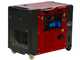 GeoTech Pro DGP8000SE - 6 kW Wheeled Silenced Diesel Power Generator with AVR - DC 5.5 kW Single-phase + ATS