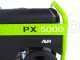 Pramac PX 5000 - Wheeled power generator with AVR and electric start 3.8 kW - DC 3.5 kW Single phase