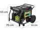 Pramac WX7000 - 6.1 kW Wheeled Power Generator with AVR and Electric Start - DC 5.8 kW Single-phase