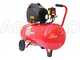 Fini Amico 50 SF 2500 - Wheeled Electric Air Compressor - 2HP Motor - 50 L