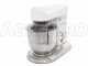 AgriEuro Premium Line FP107 - Planetary mixer - Stainless steel bowl 7,5L - Multi tool with quick hook