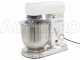 AgriEuro Premium Line FP107 - Planetary mixer - Stainless steel bowl 7,5L - Multi tool with quick hook