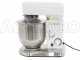 AgriEuro Premium Line FP107 - Planetary mixer - Stainless steel bowl 7,5L - Multi tool with quick hook