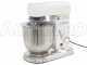AgriEuro Premium Line FP107 - Planetary mixer - Stainless steel bowl 7,5L - Multi tool with quick hook