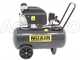 Nuair FC2/50 S - Wheeled Electric Air Compressor - 2 Hp Motor - 50 L - Compressed Air