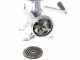 Hand crank manual meat grinder n&deg; 12 - food-safe aluminium tabletop mincer - Palumbo-Pavi