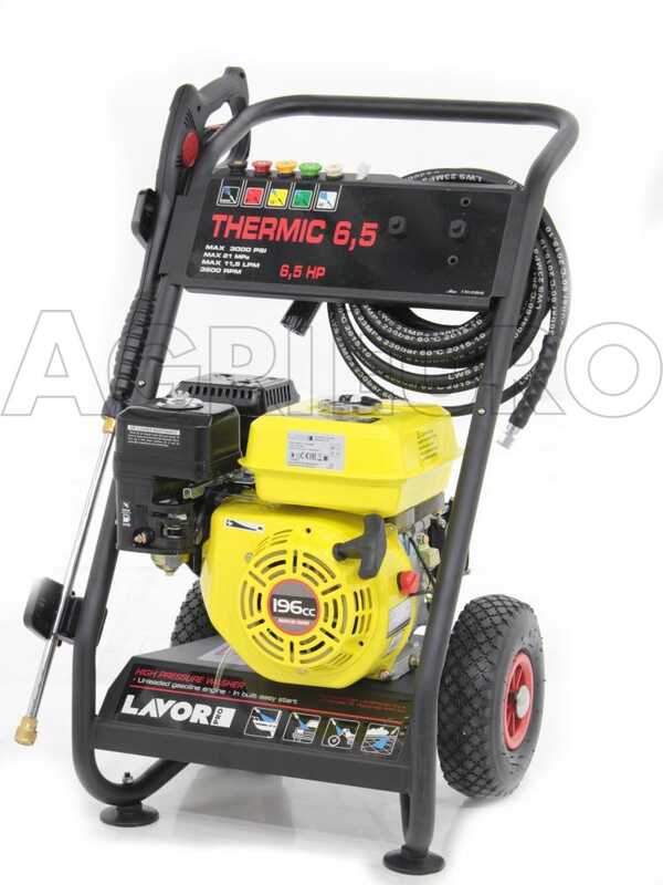Lavor Pro Thermic 6.5 Petrol Pressure Washer - 196 cc petrol engine - 180 bar
