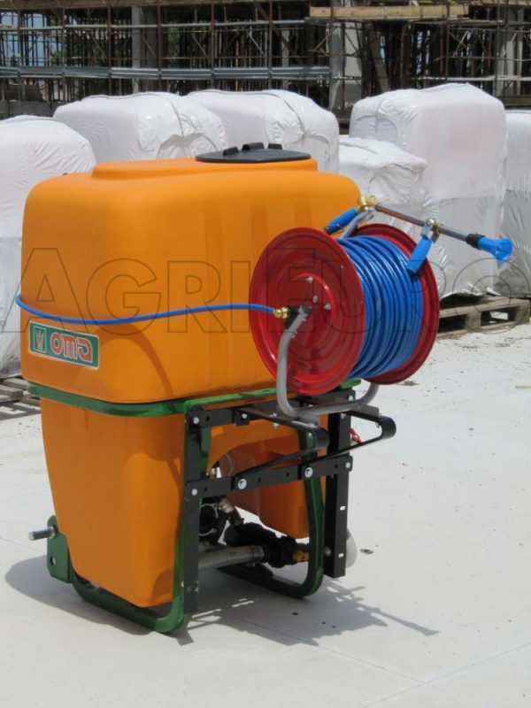 100 mt spraying hose reel &ndash; 40 bar &ndash; with brass lever lance