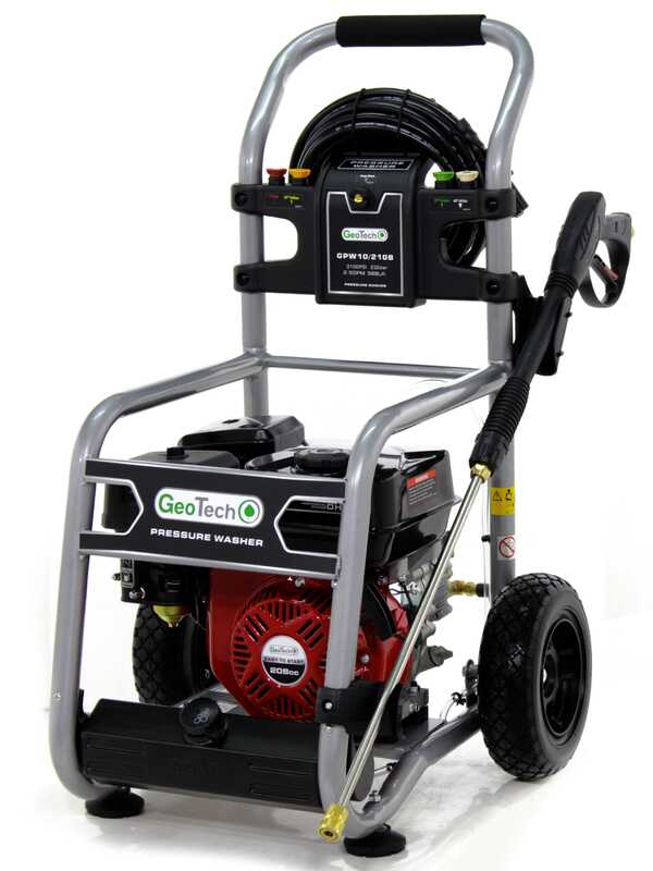 GeoTech GPW 10/210 B Petrol Pressure Washer - 208cc 7 HP Petrol Engine - 233 bar