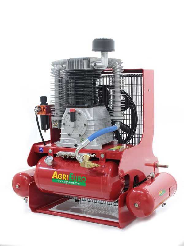 AgriEuro Tractor 1600 PTO Driven Air Compressor with Three-point-hitch for Olive Harvesting and Pruning