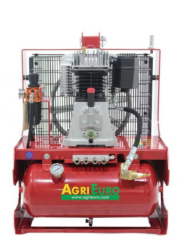 AgriEuro Tractor 680 PTO Driven Air Compressor with Three-point-hitch for Olive Harvesting and Pruning