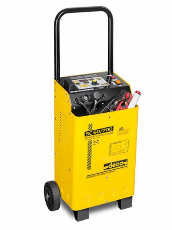 Wheeled clearance battery charger