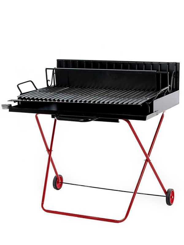 100 cm Wood fired Barbecue with Stainless Steel Grid best deal on AgriEuro