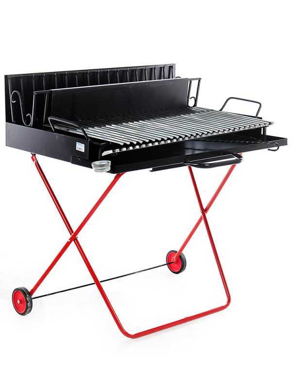 Pegoraro Angelo 323 Maxi - Portable Wood-fired and Charcoal Barbecue - Foldable