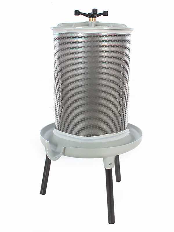 Grifo PEW80 - 80 L Hydraulic Fruit Press - Stainless Steel Tank 