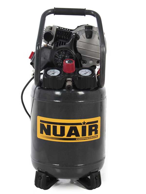 Nuair FU 227/10/24V - Portable Electric Air Compressor - 2 Hp Motor - 24 L
