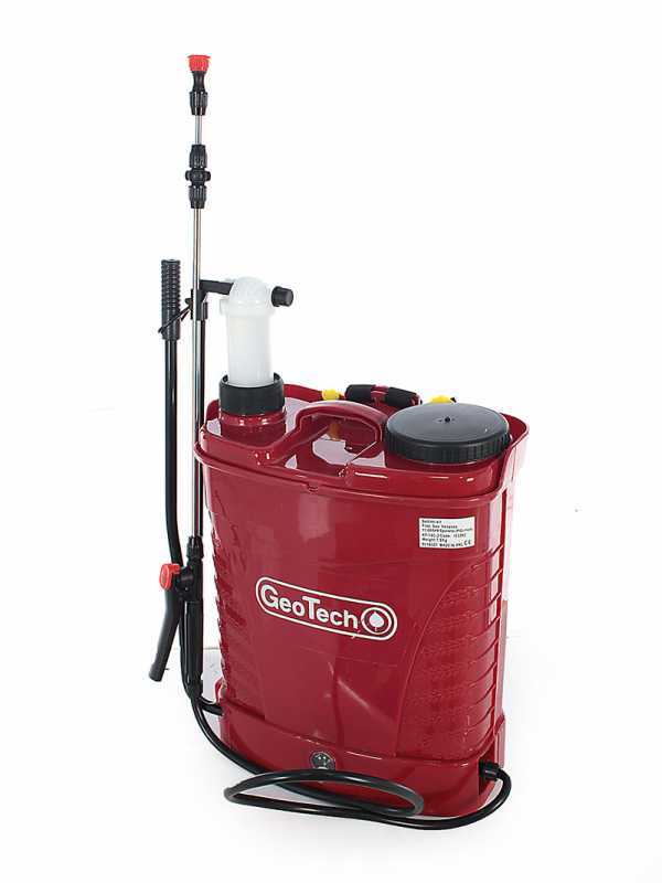 GeoTech KF-18C-2 - Hand-operated Backpack Sprayer Pump - Battery-powered -18L